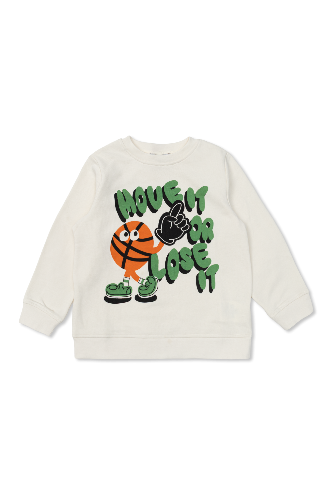White Sweatshirt with print Stella McCartney Kids - Vitkac Italy